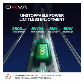 OXVA電子煙 VPRIME 至尊雙模式小煙主機空倉煙彈官網:圖片 4