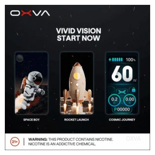 OXVA電子煙 VPRIME 至尊雙模式小煙主機空倉煙彈官網:圖片 3