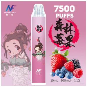 INF無限電子煙鬼滅之刃7500puffs|聯名限定款|一次性拋棄式|森林莓果口味