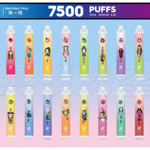 INF無限電子煙鬼滅之刃 7500 puffs|聯名限定款|一次性拋棄式|16種口味