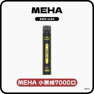 Meha Xbar魅嗨電子煙小黑條一次性拋棄式7000口【16種口味】